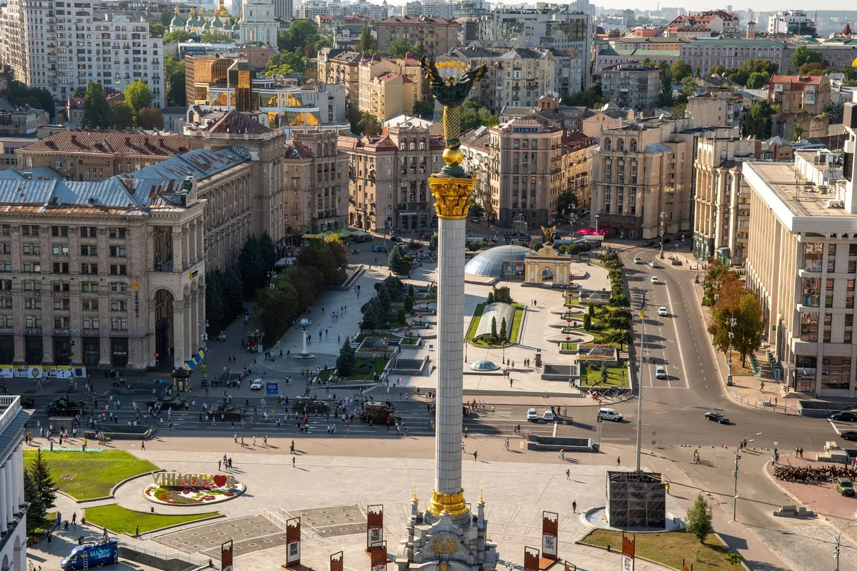 Maidan Nezalezhnost. Kyiv, 24 August 2022. Photo: Jens Alstrup, exclusively for <em>Novaya Gazeta. Europe</em>