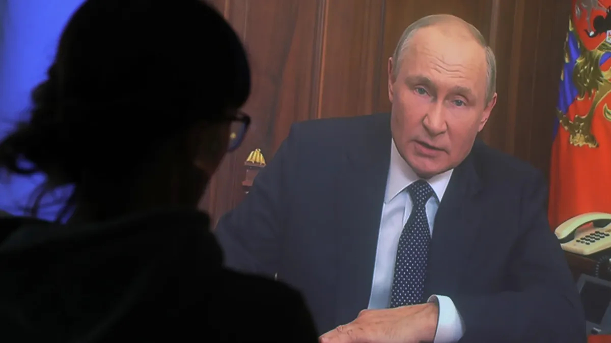 Putin announces the end of Russia