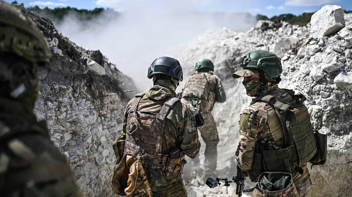 Российские военнослужащие в Украине. Фото: Сергей Бобылев / Спутник / Imago Images / SNA / Scanpix / LETA