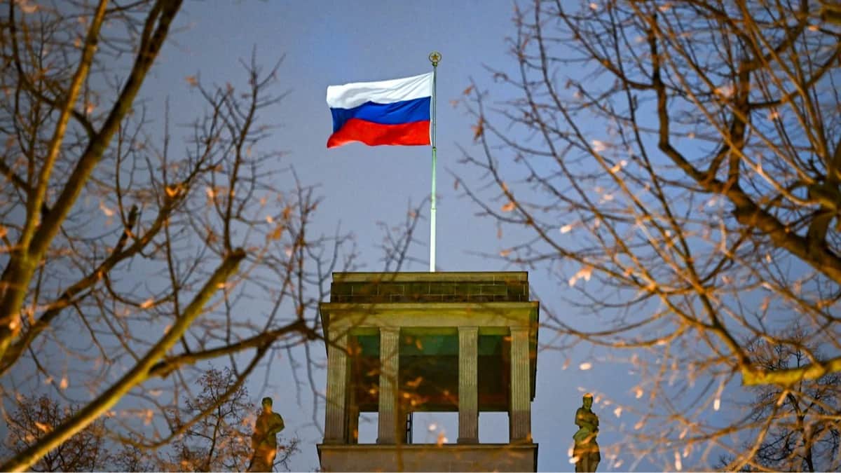 <span>Посольство России в Берлине, Германия, 23 ноября 2023 года. Фото: Jens Kalaene / dpa / Scanpix / LETA</span>