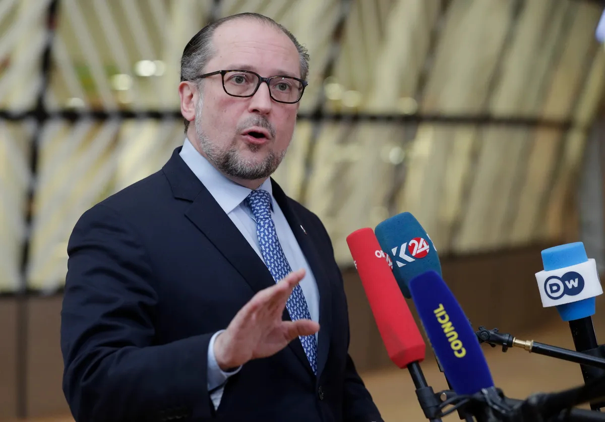 Alexander Schallenberg. Photo: EPA-EFE/OLIVIER HOSLET