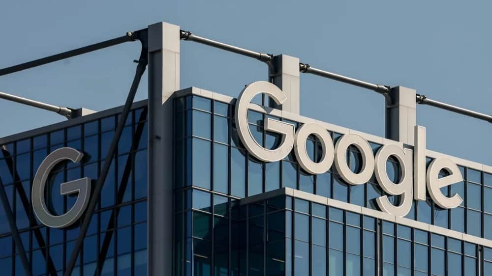 A Google business logo on a office building in midtown Atlanta, Georgia, USA, 21 February 2024. Photo: EPA-EFE/ERIK S. LESSER